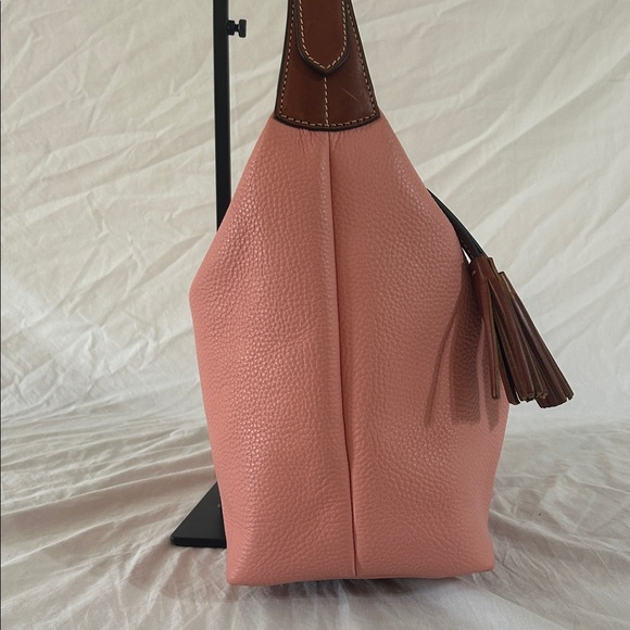 DOONEY & BOURKE Pebble Grain PAIGE SAC HOBO/Shoulder Bag~Pale Pink New - Picture 6 of 12